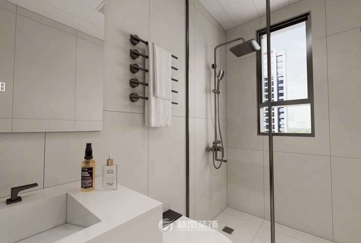 保利公園壹號 124平 現(xiàn)代風格 衛(wèi)生間2.jpg