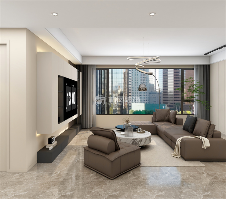 中海匯德理-140平-意式奶油風-客廳 (2).jpg